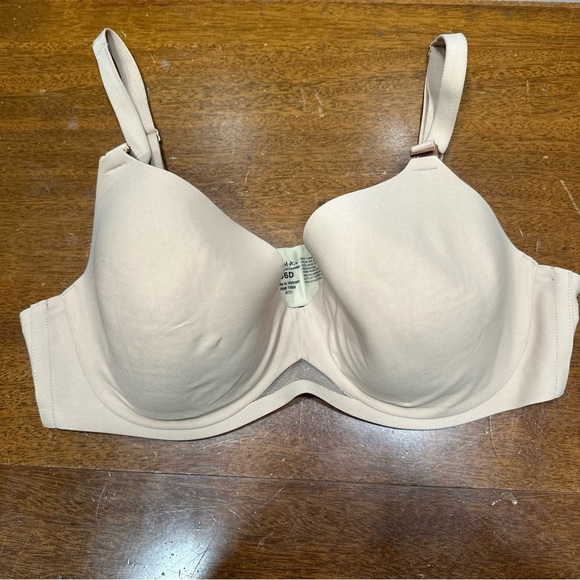 Soma Womens Bra Size 36D Bodify Perfect Coverage Underwire Bra Beige Nude 0721 - Picture 2 of 11